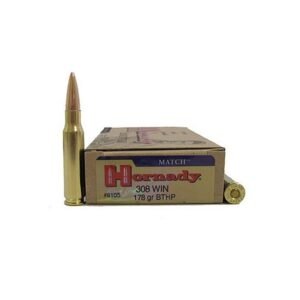 opplanet hornady ammo 308 win 178gr bthp match 20 8105 1